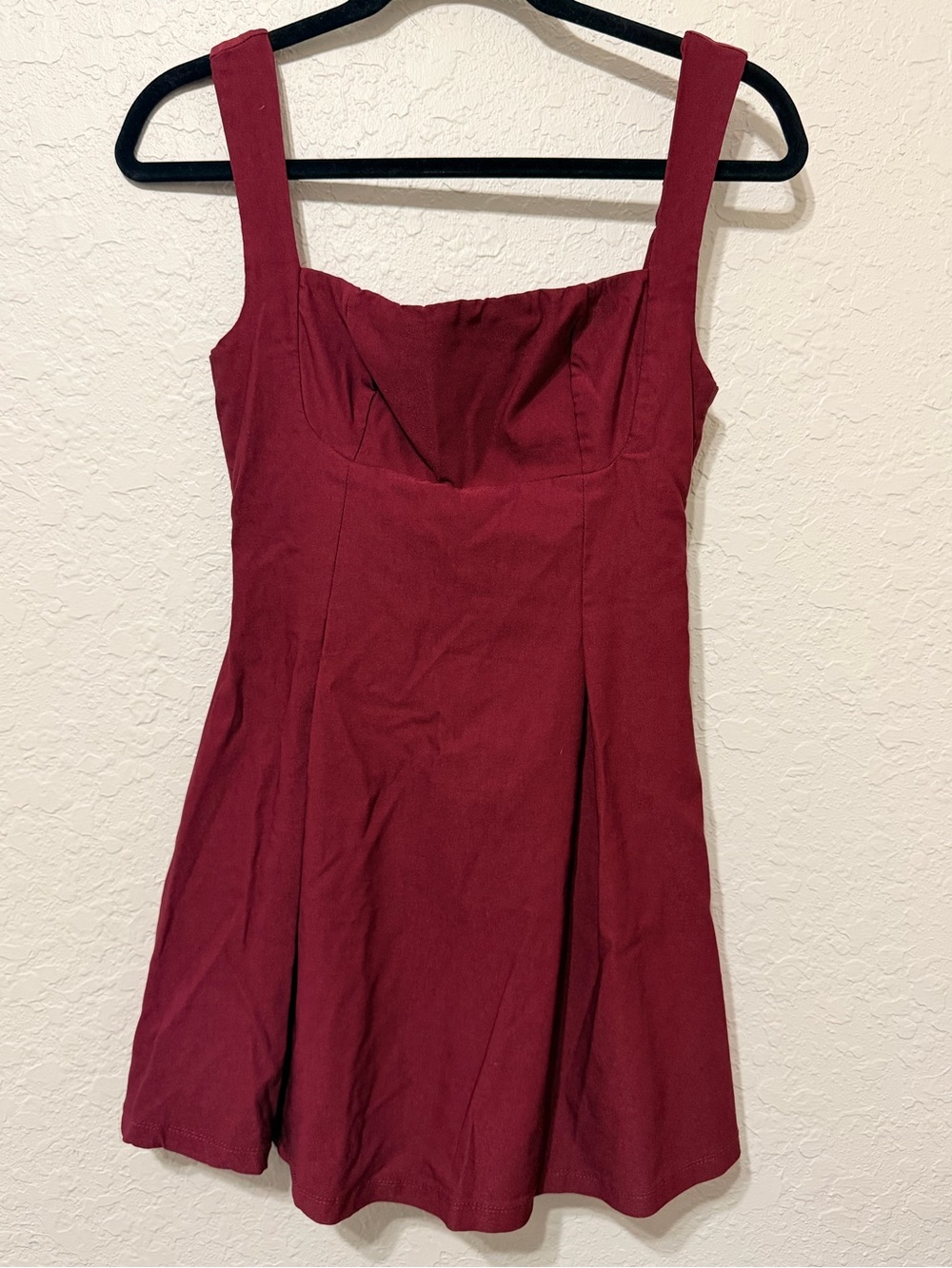 Princess Polly Sleeveless Wine Red Mini Dress